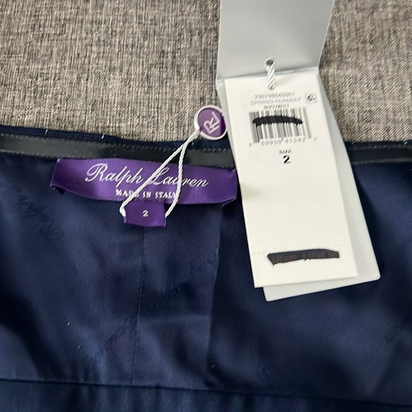 New Ralph Lauren Purple Label Navy/White Jumpsuit Size 2 - Picture 11 of 14